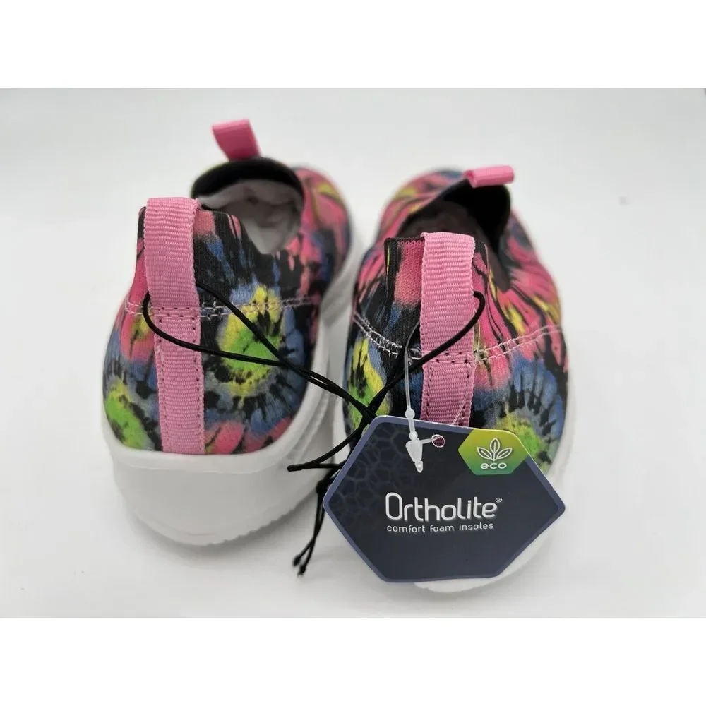 MTA sport Ortholite Multi Color Shoe Girls Size‎ 3, Slip On
